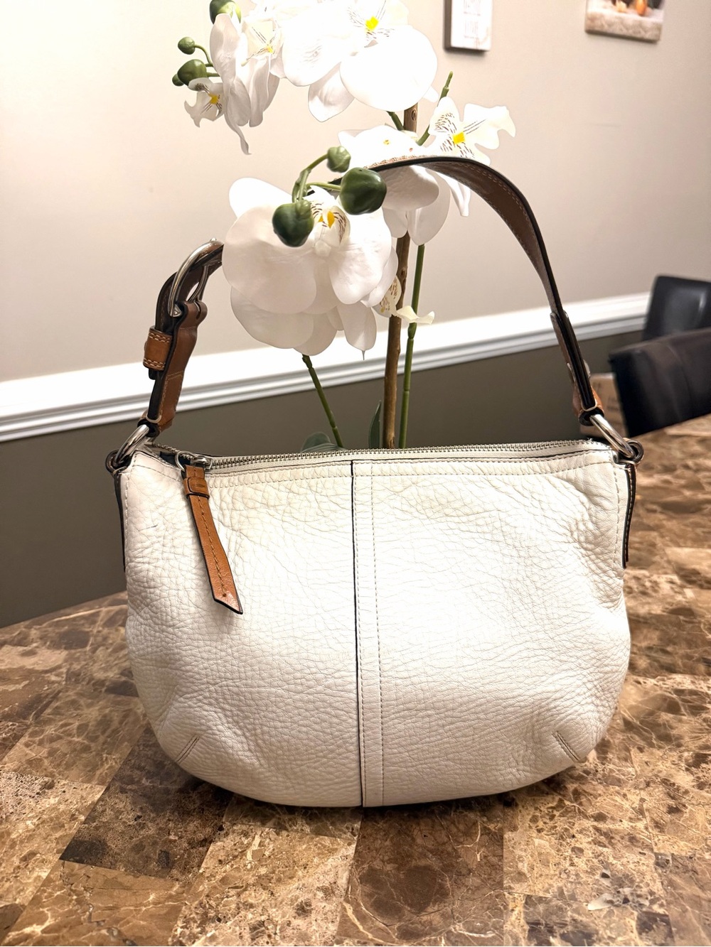 vintage Y2K Coach Soho Small/Medium Pebbled Leather Hobo Bag